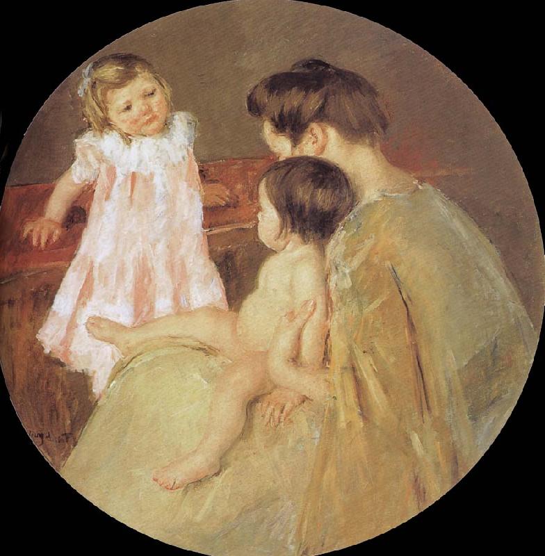 Mary Cassatt Mother and children